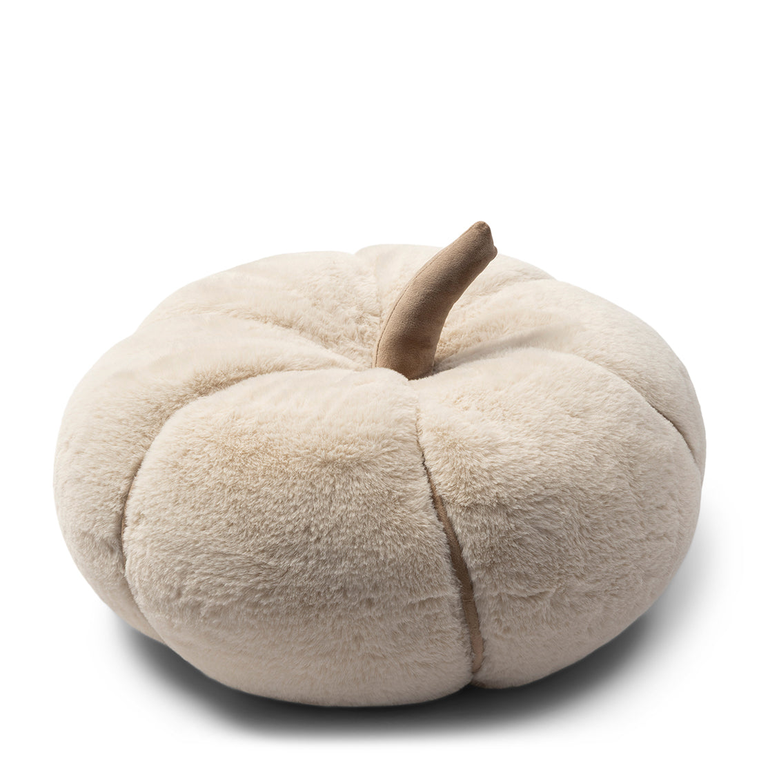 Pumpkin Faux Fur Box Pillow  L
