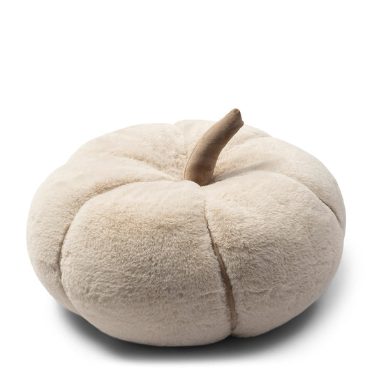Pumpkin Faux Fur Box Pillow  L