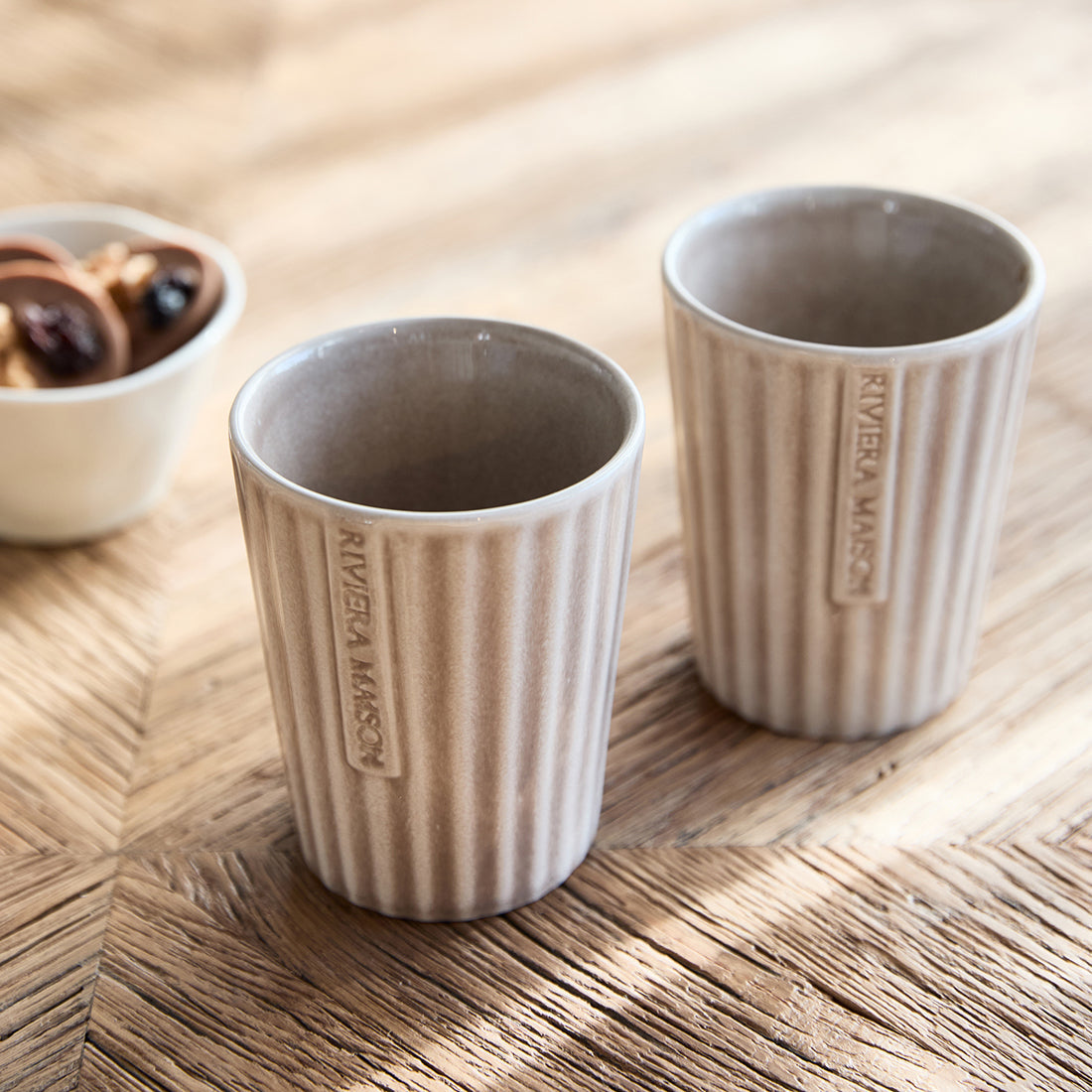 Classic Ribbed Mug Set of 2