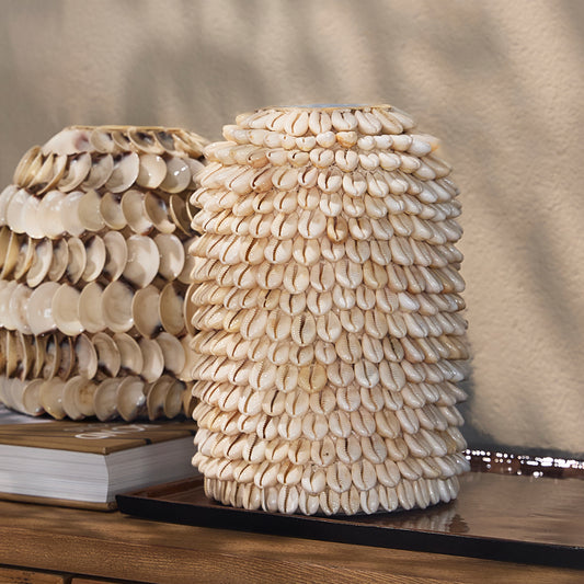 Castaway Bay Shell Vase