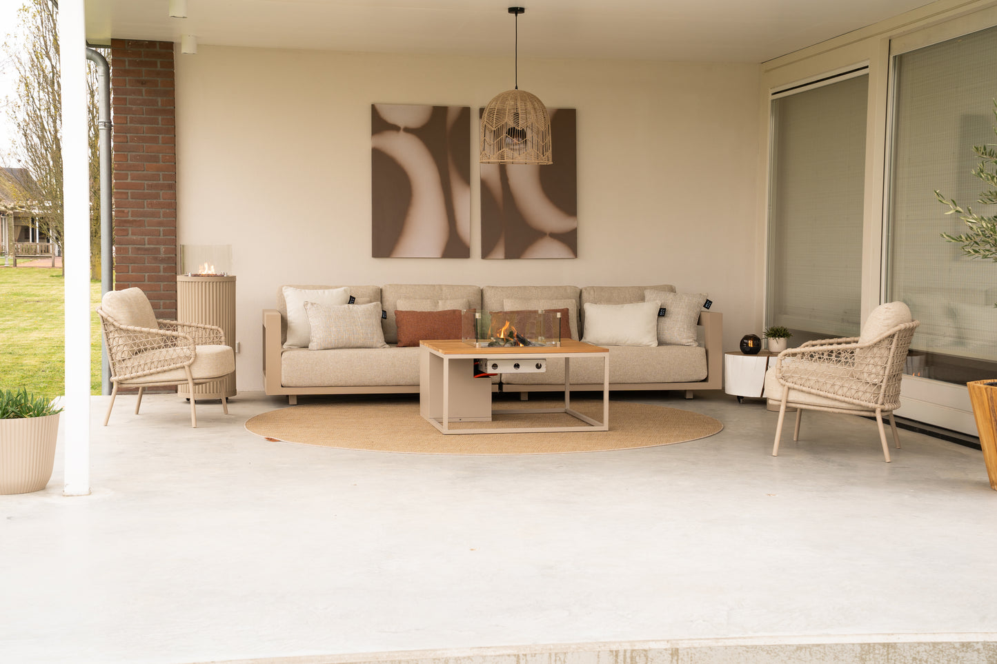 Cosiloft 100 sandy beige / teak