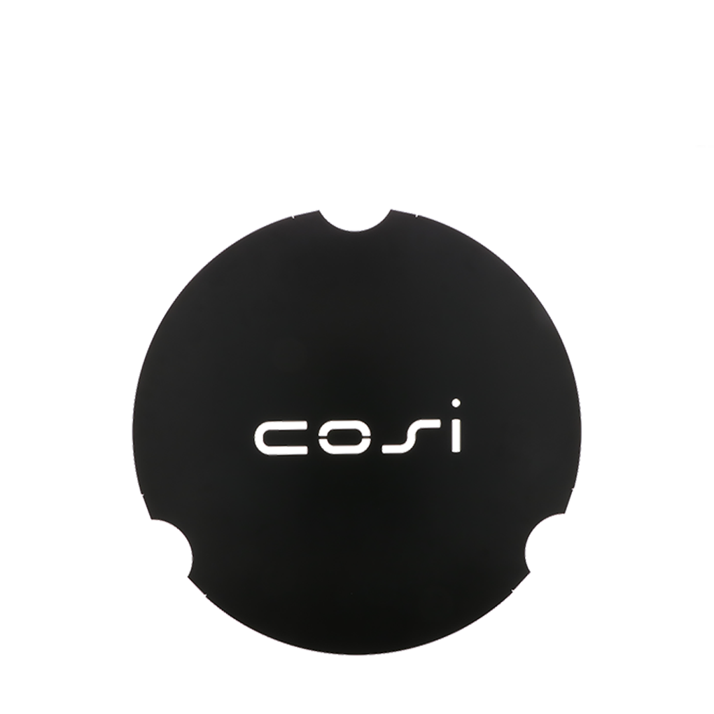 Cosi table plate glass set round L