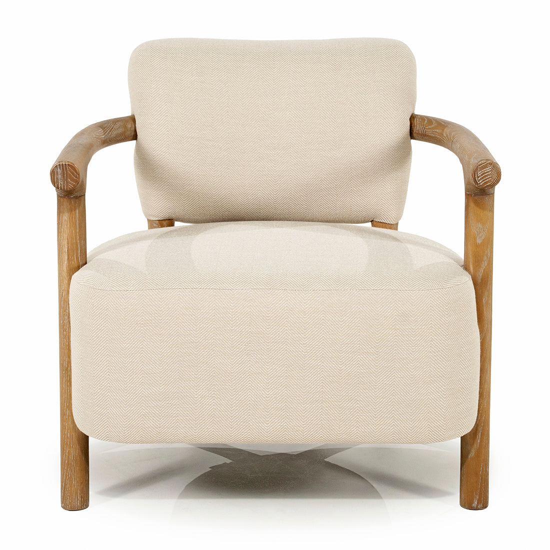 Glenn Armchair Herringbone Beige