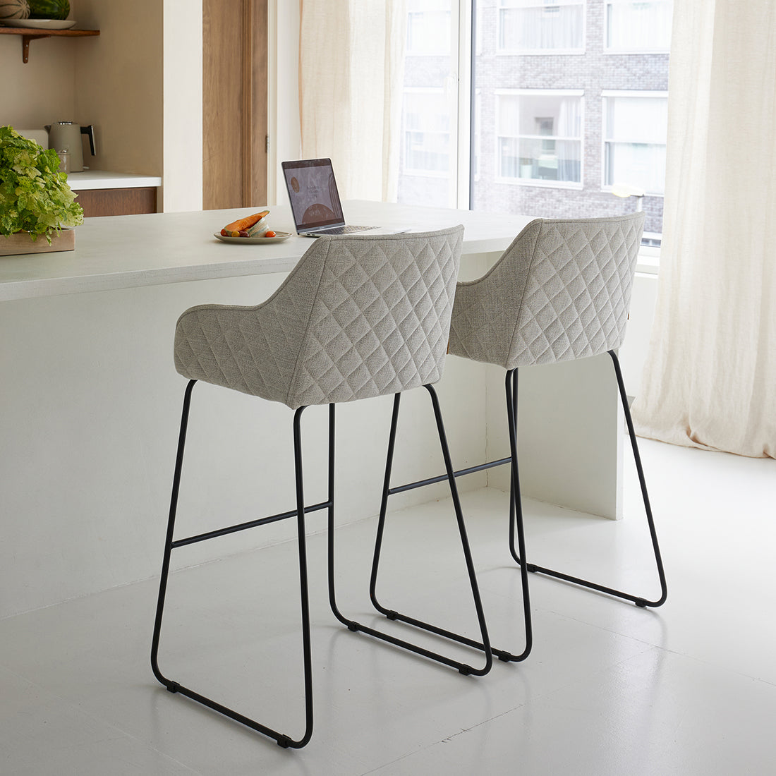 Frisco Drive Counter Stool FabFlax