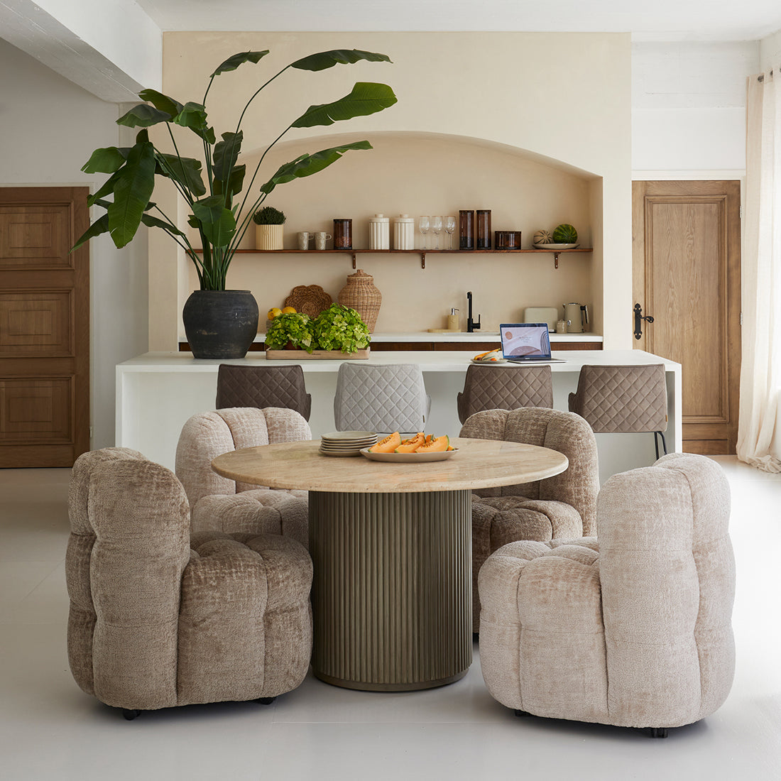 Frisco Drive Counter Stool FabFlax