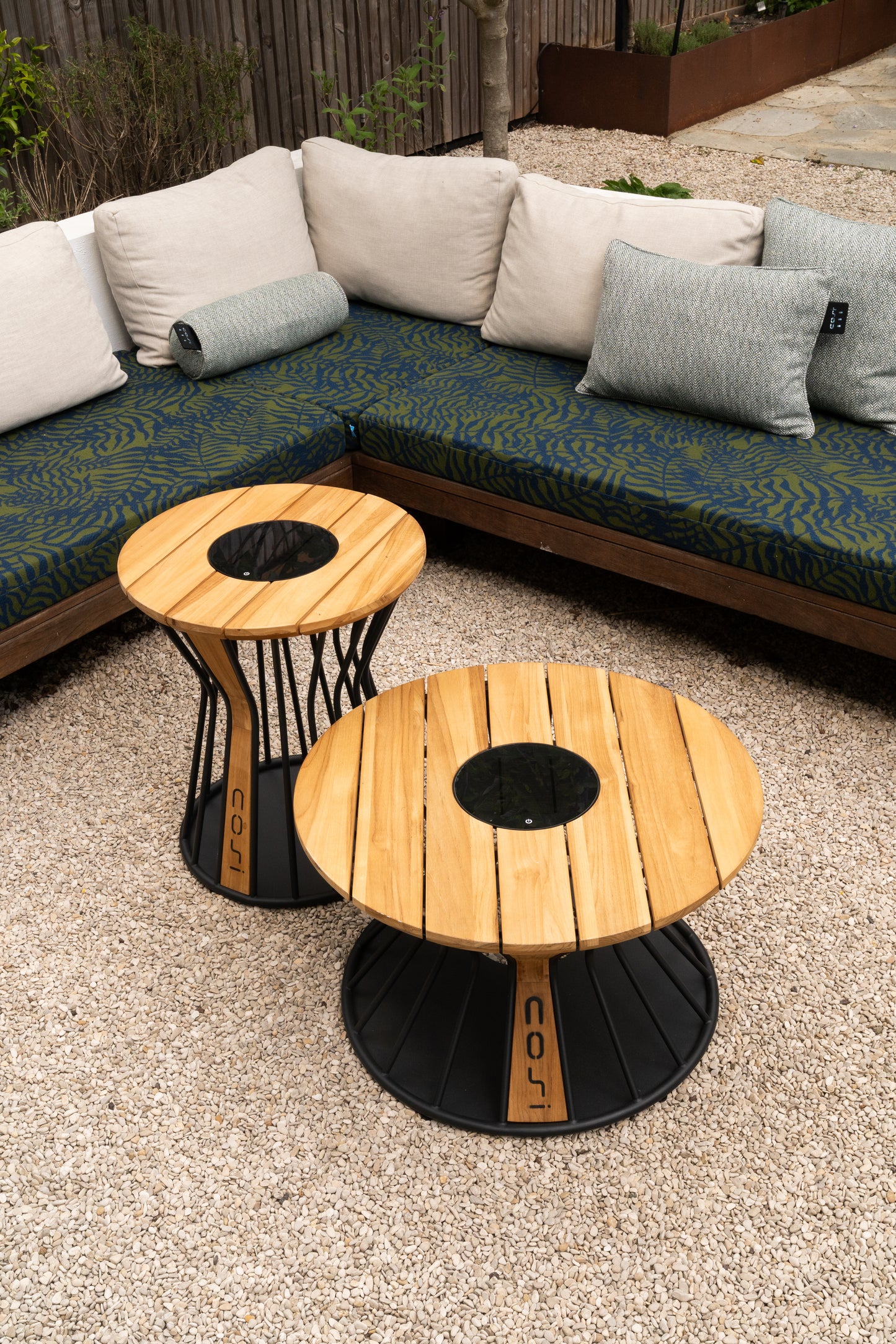 Cosilumia round teak ø 52 x 60 cm