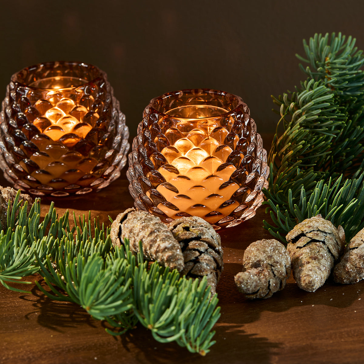 Pine Cone Votive