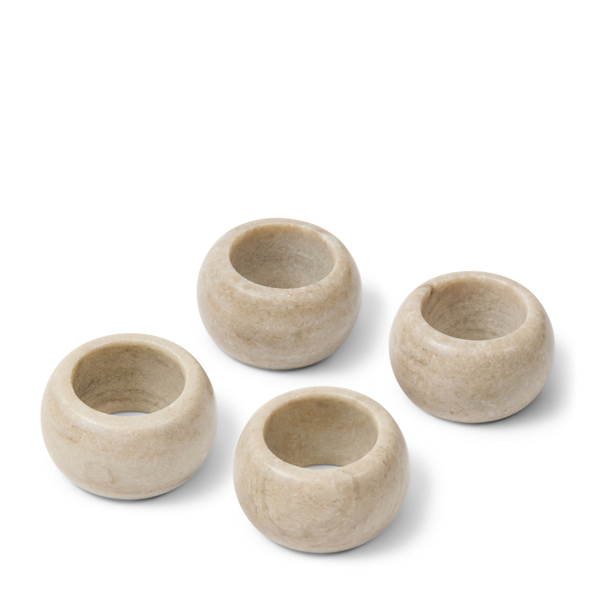 Ribani Marble Napkin Ring 4 pieces