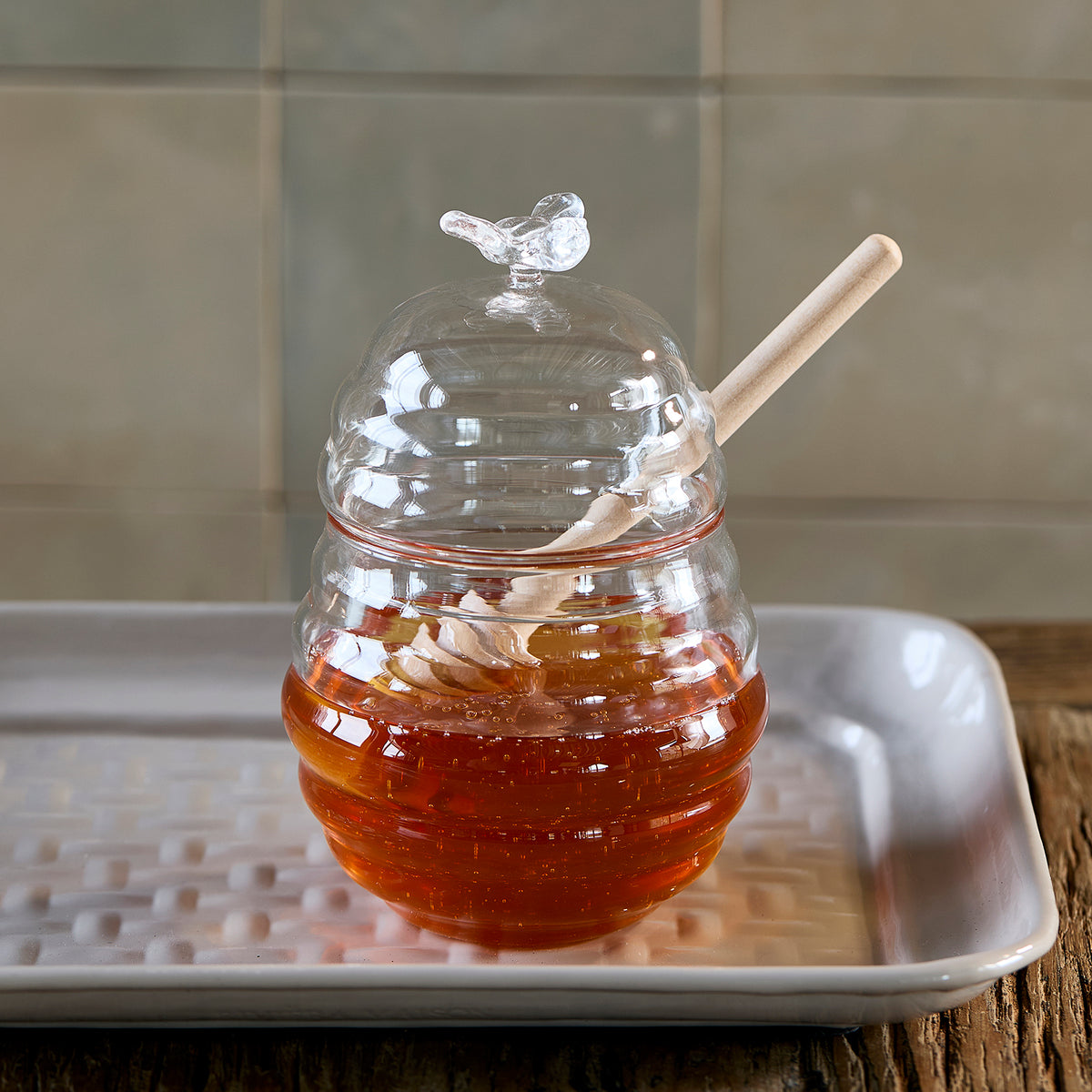 Happy Bee Honey Jar