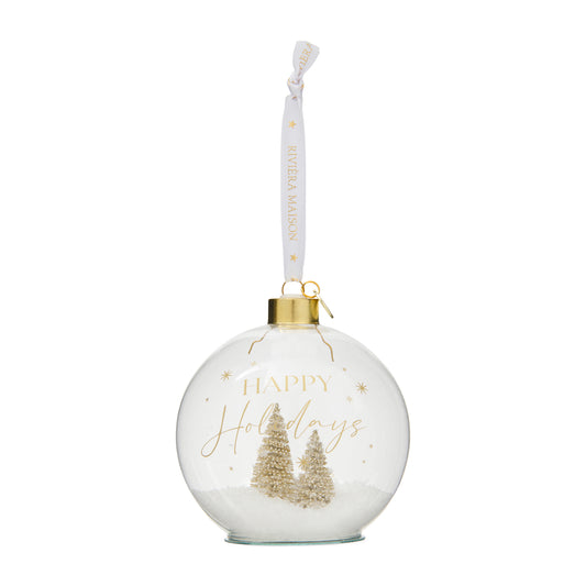 Happy Holidays Ornament Dia 10