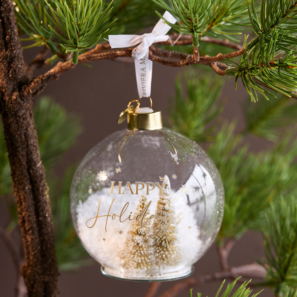 Happy Holidays Ornament Dia 10