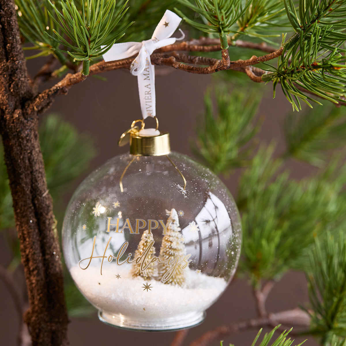 Happy Holidays Ornament Dia 10