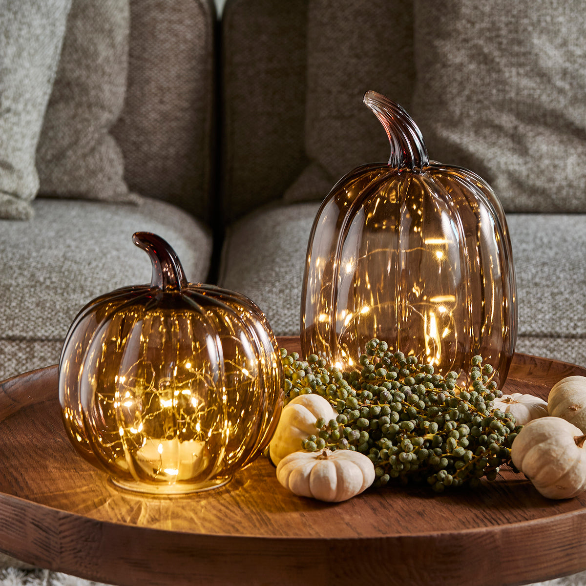 Cozy Pumpkin LED Decoration S