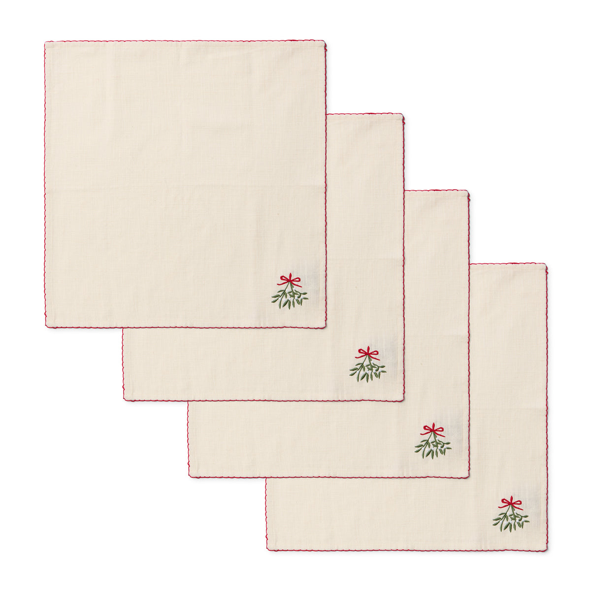 Mistletoe Charm Napkin 4 Pieces