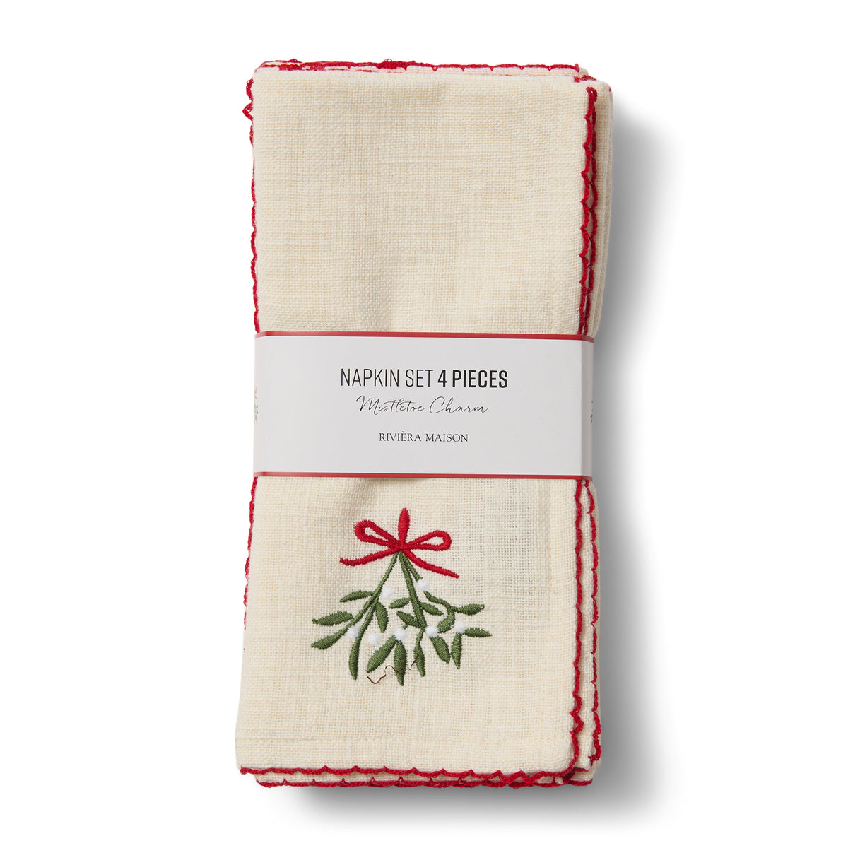 Mistletoe Charm Napkin 4 Pieces