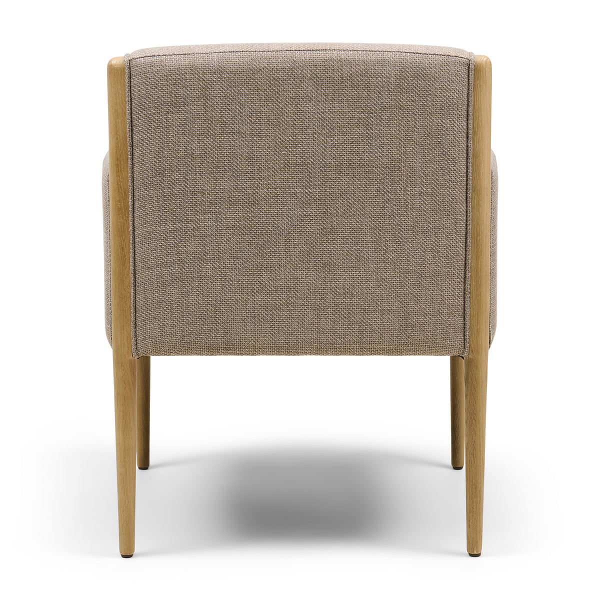 Le Mans Dining Armchair, Structured Weave, Classic Taupe