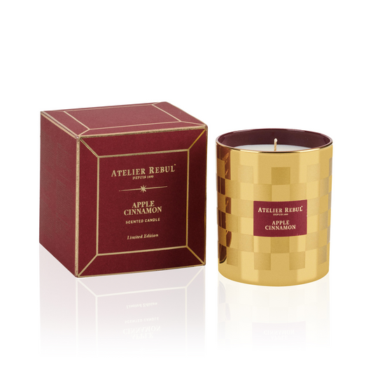 Apple Cinnamon Scented Candle 210 G New Year 2025