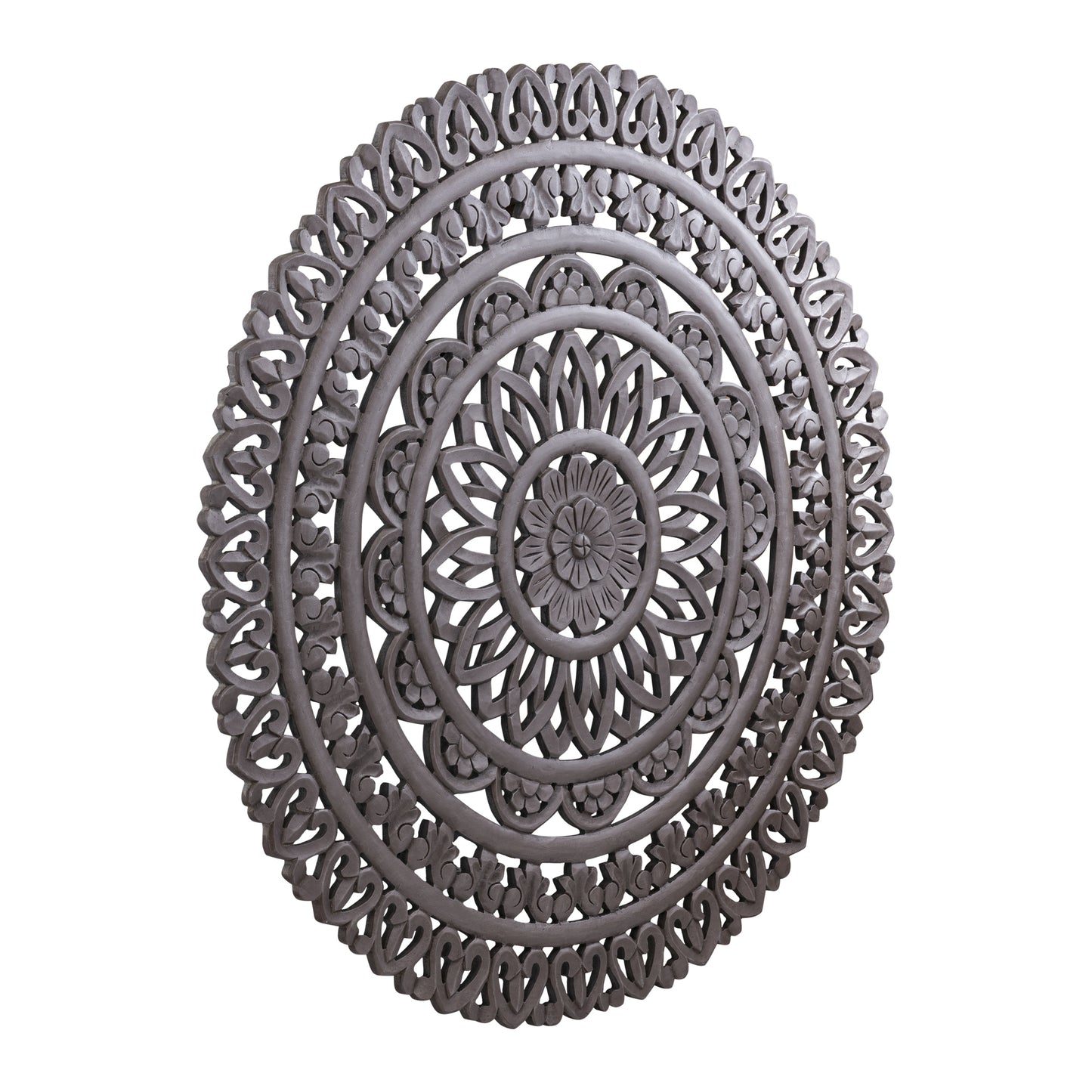 Farris Brown round mdf wall panel carved