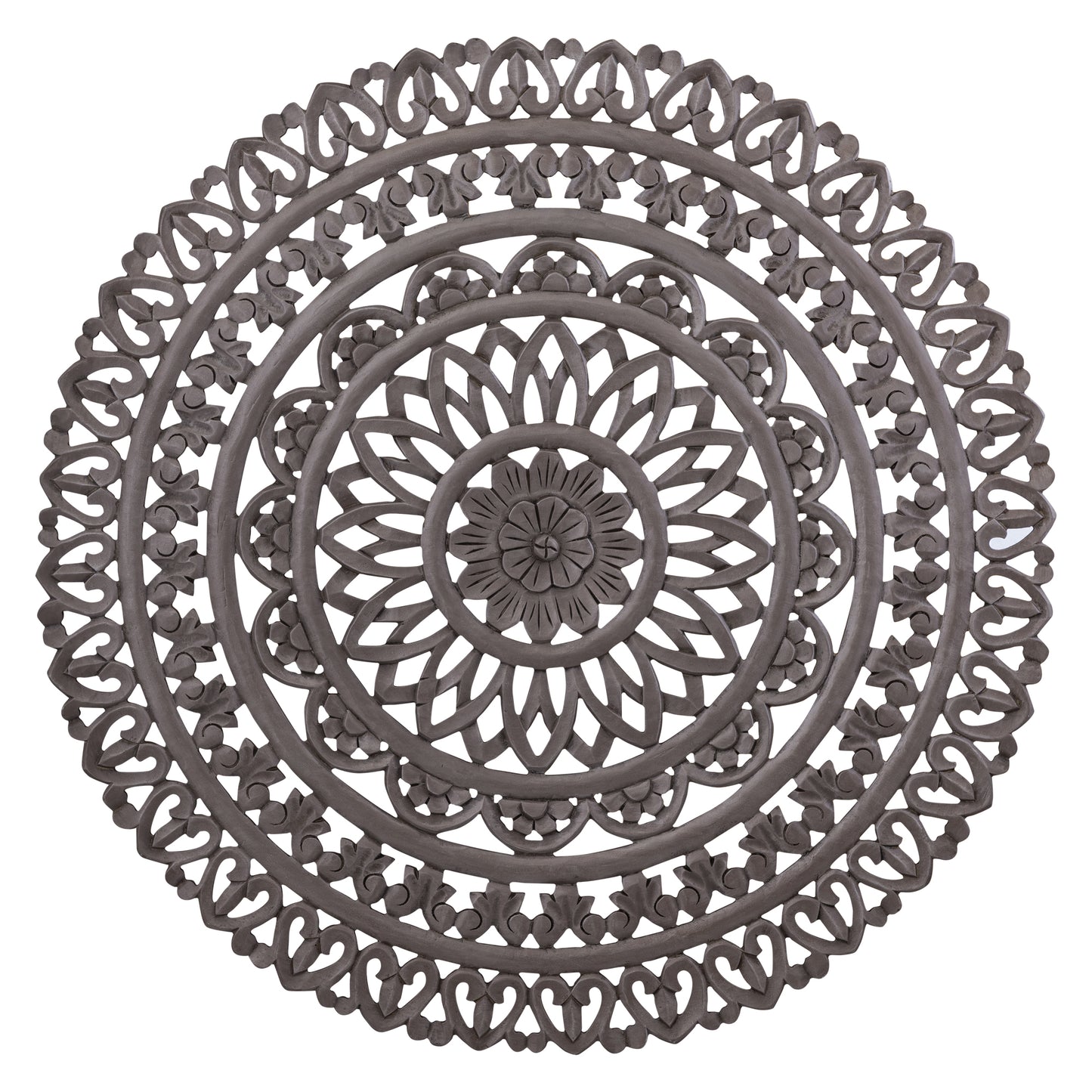 Farris Brown round mdf wall panel carved