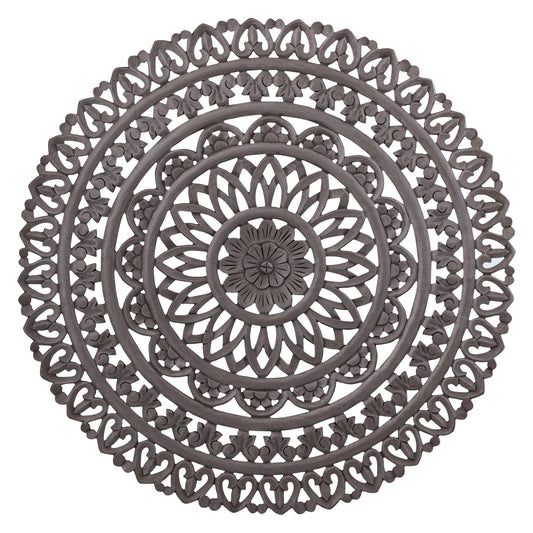 Farris Brown round mdf wall panel carved