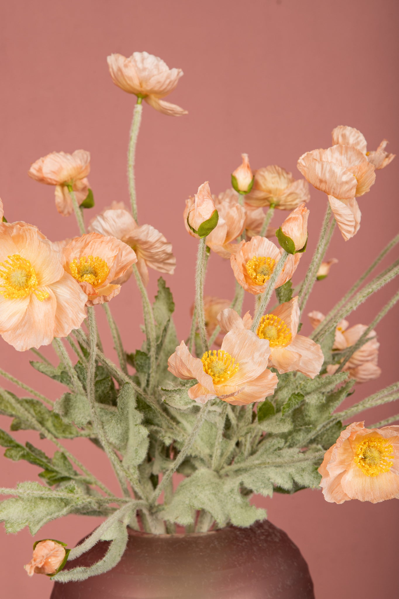 Zijdebloem Poppy Spray