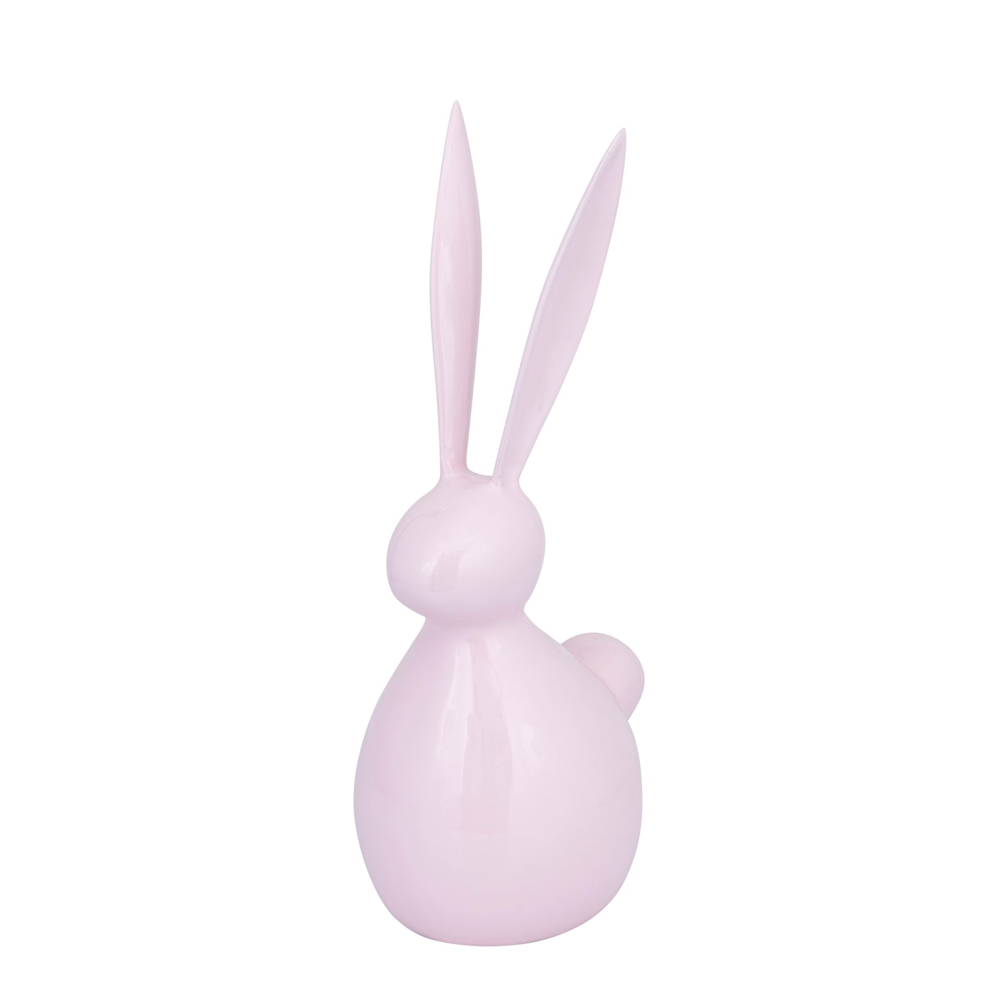 Zariah Light Pink casted alu rabbit statue XL