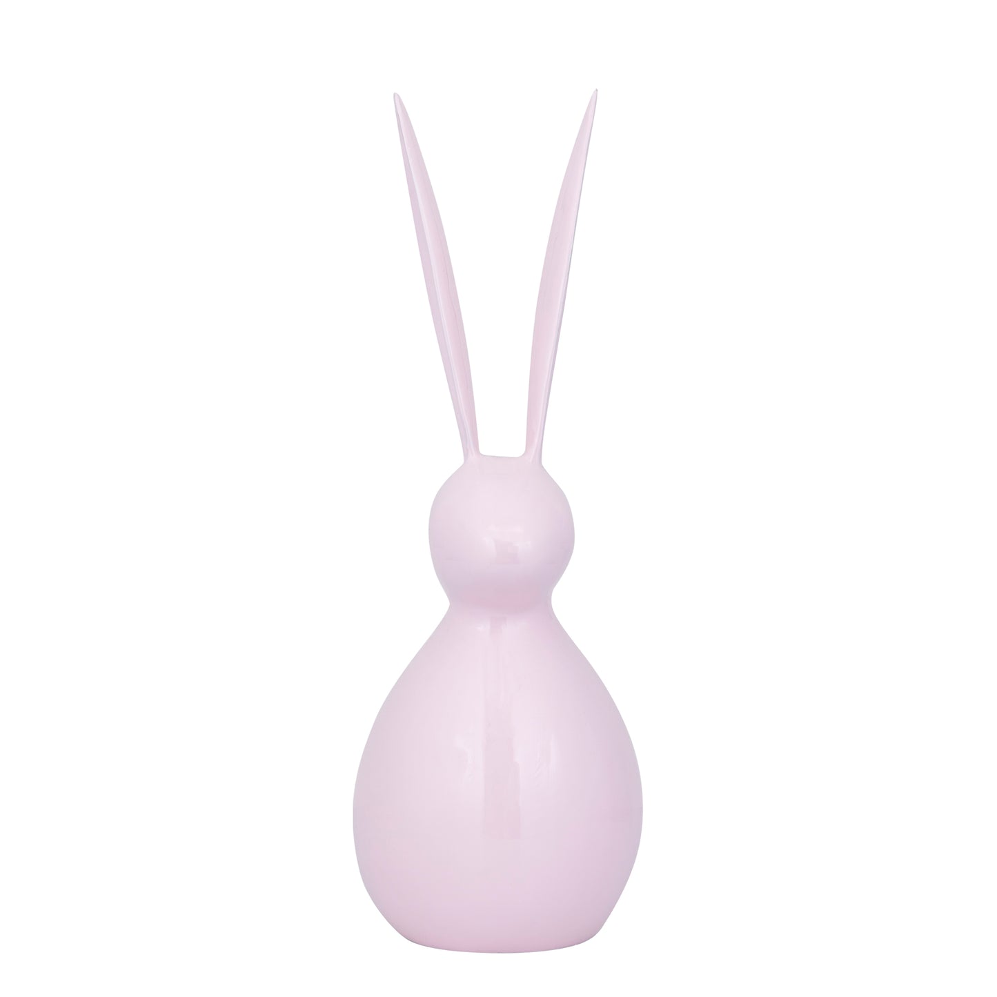 Zariah Light Pink casted alu rabbit statue XL