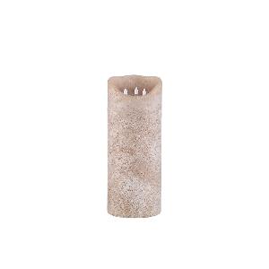 Led Light candle New Rustic beige movable flame M