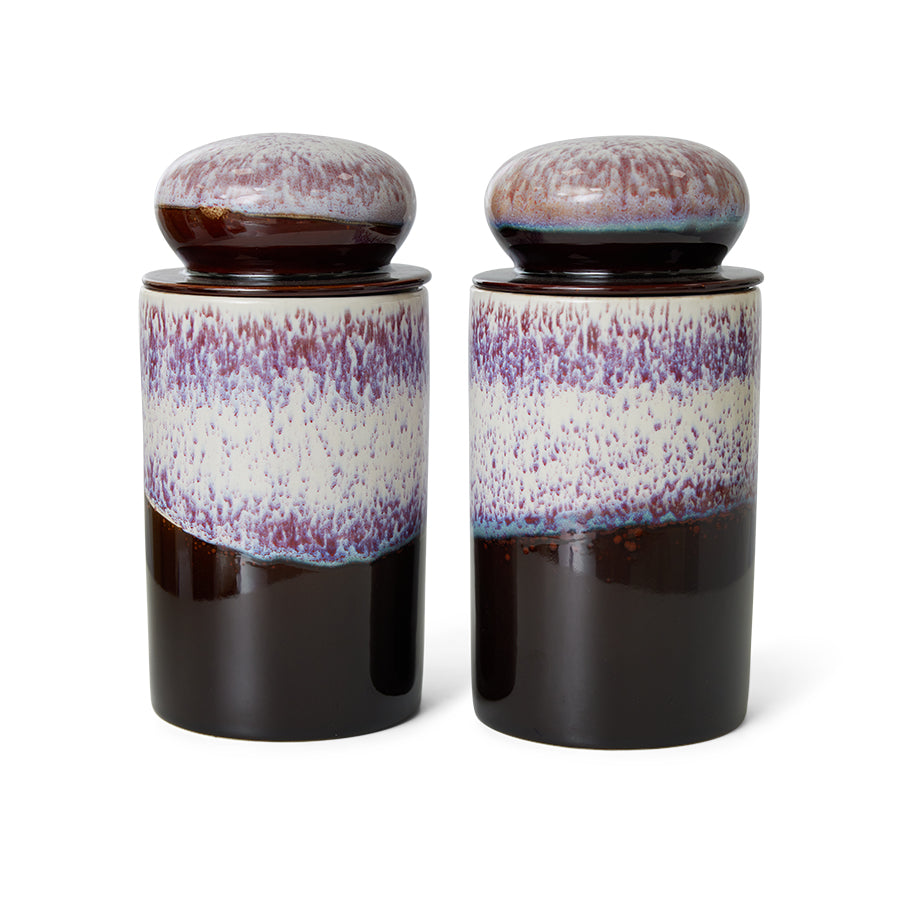 70s ceramics: storage jar, yeti