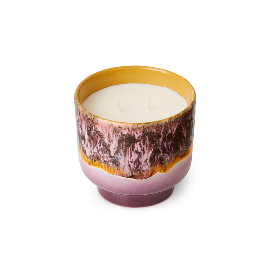 70s ceramics: scented candle Cape Town
