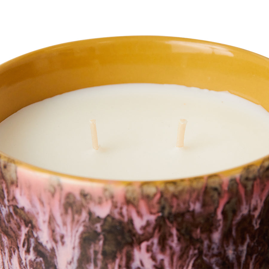 70s ceramics: scented candle Cape Town