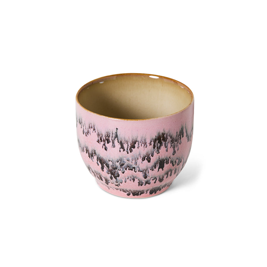 70s ceramics: café cup, bubble