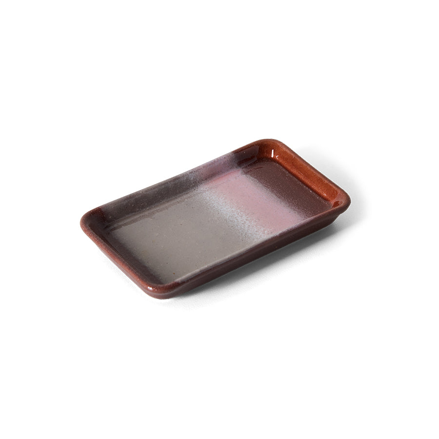 70s ceramics: XS dish, bloom