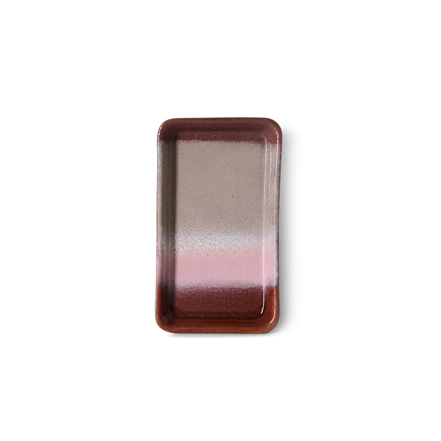 70s ceramics: XS dish, bloom