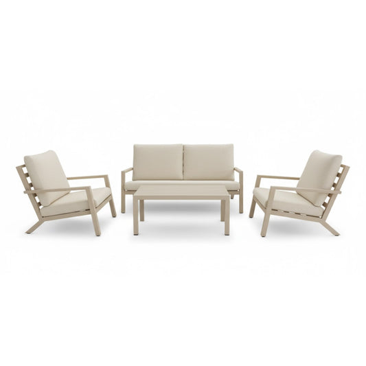 Tierra Outdoor 4-zits loungeset Azzurro beige
