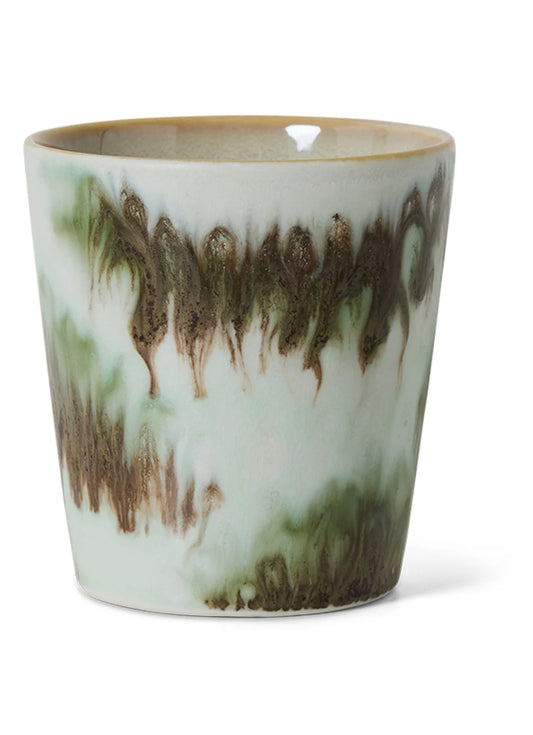 70s ceramics: coffee mug, tide